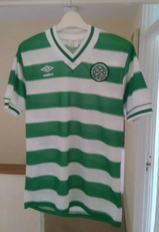 Celtic Football Shirt Vintage Classic 1982 - 85 Medium