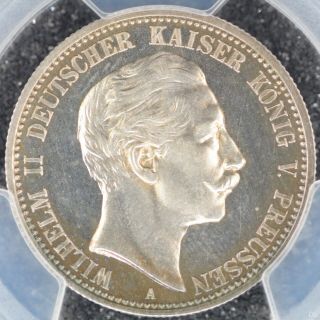 2 Mark 1903 - A Pcgs Pr64dcam Prussia German Empire Proof Great Toning Rare