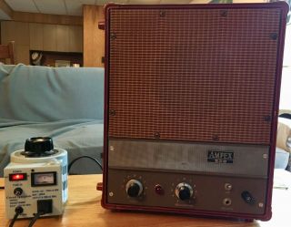 Ampex 620 amplifier - speaker - Vintage 1950 ' s classic suitcase monitor 12