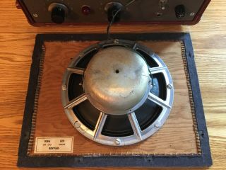 Ampex 620 amplifier - speaker - Vintage 1950 ' s classic suitcase monitor 5