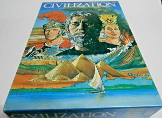 Civilization 1982 By Avalon Hill (complete) Vintage Rare Classic Board Game