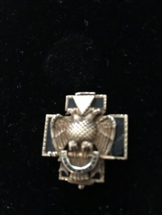 14k Gold (10.  2 Grams) Masonic Knights Templar 32nd Level Antique Cross Pendant