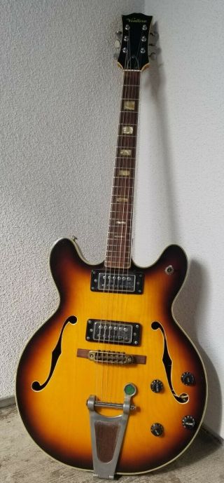 Ventura Vintage Hollowbody Electric Guitar Mij Made In Japan