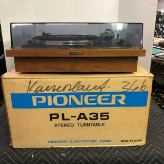Pioneer Pl - A35 Vintage Stereo Turntable - Serviced - Cleaned -