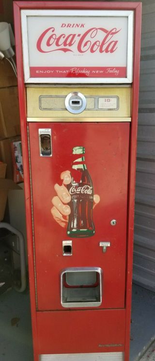 Rare Coca Cola Manufactured By Cavalier C - 55d Vending Machine Totally
