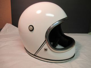 Arthur Fulmer Vintage Helmet Full Face Racing Motorcycle Size Small 6 3/4 6 7/8