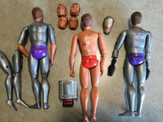 Vintage 1970 ' s Six Million Dollar Man,  and Maskatron Bionic figures. 2