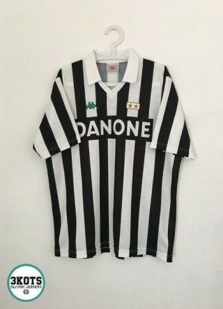 Baggio Juventus 1993 Home Football Shirt Xl Soccer Jersey Kappa Vintage Maglia