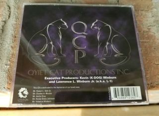 Rare OOP 1999 Louisville,  Ky G - Funk Rap Cd By Quiet Cat Productions 3