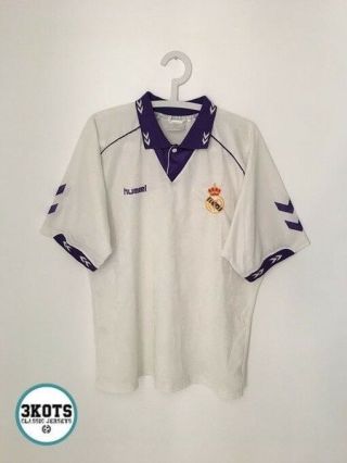 Real Madrid 1992/94 Home Football Shirt Xl Soccer Jersey Vintage Hummel Maglia