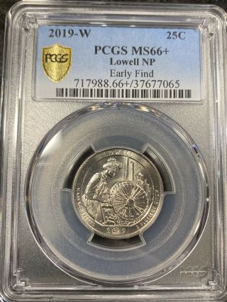 2019 - W Lowell National Park Quarter Pcgs Ms66,  Early Find Rare Plus Grade