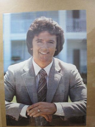 Bobby Ewing Of Dallas Vintage Poster Tv Series Actor 1980 Inv G3733