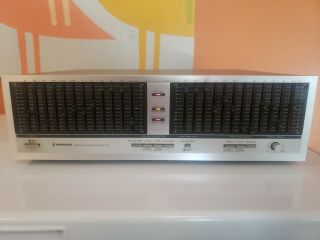 Vintage Pioneer 12 Band Graphic Equalizer Sg - 60 Silver