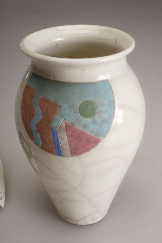 Vintage 1988 RAKU Vase by Peter Powning Brunswick Canada 4