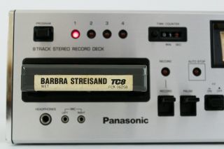 Panasonic RS - 808 Vintage Stereo 8 Track Tape Deck.  (, BELTS) 6