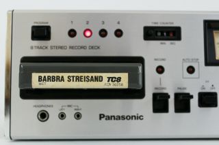 Panasonic RS - 808 Vintage Stereo 8 Track Tape Deck.  (, BELTS) 7