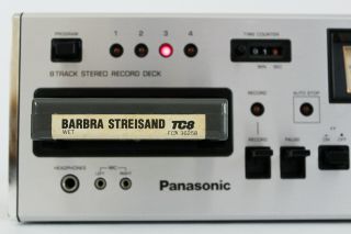 Panasonic RS - 808 Vintage Stereo 8 Track Tape Deck.  (, BELTS) 8
