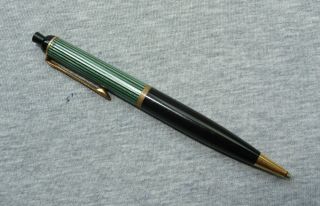Vintage Germany Pelikan 350 Green Stripped Mechanical Pencil