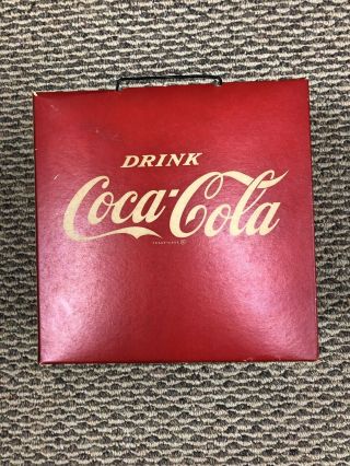 1940’s Cardboard Coca - Cola Cooler Vintage Rare Antique
