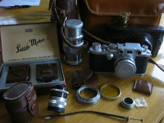 Vintage Leica 35 Mm Camera With