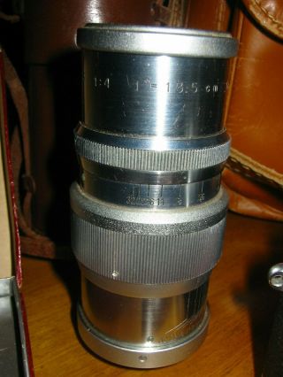 Vintage Leica 35 mm camera with 3