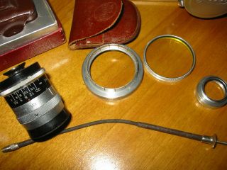Vintage Leica 35 mm camera with 5