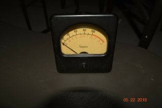 Vintage Simpson Meter Vu Meter And 1950 