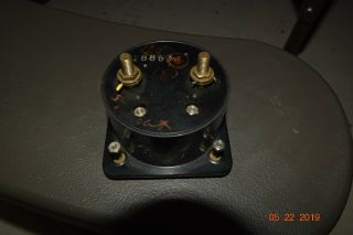 Vintage Simpson meter VU Meter and 1950 ' s stereo tube amp altec 3 2
