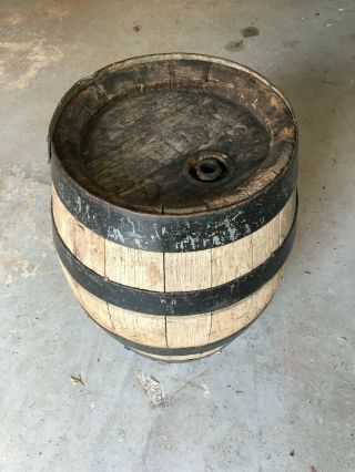 Antique Pa Pre - Prohibition Whisky Still Sign C Schmidt Sons Wood Beer Barrel Keg