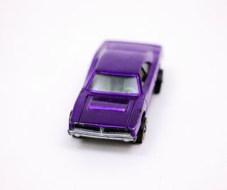 Vintage Hot Wheels Redline 1969 Custom Dodge Charger Purple 2