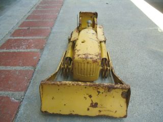 Vintage Doepke Model Toys Caterpillar Press Steel Bulldozer as - is 2