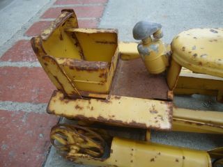 Vintage Doepke Model Toys Caterpillar Press Steel Bulldozer as - is 5