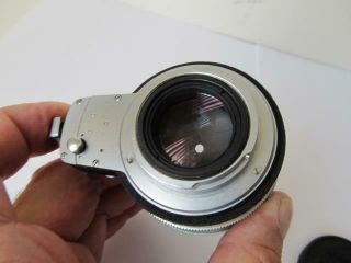Vtg.  Steinheil Auto - Quinon 55mm f/1.  9 Lens Exakta Mount Pls Read 6
