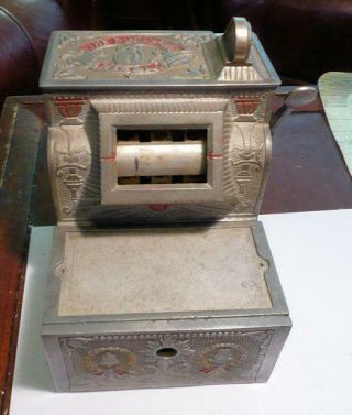 Vintage The Puritan Bell 5c Slot Machine Trade Stimulator 1920 