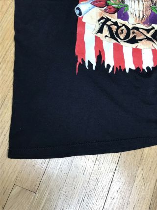VTG 1991 Guns N Roses T Shirt Use Your Illusions Tour Concert Flag Tee 90s XL 3