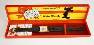 Vintage Bradley Mickey Mouse Watch Nos