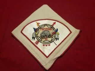Old Stock Vintage Order Of The Arrow Neckerchief Tseyedin Lodge 65 Pie Patch