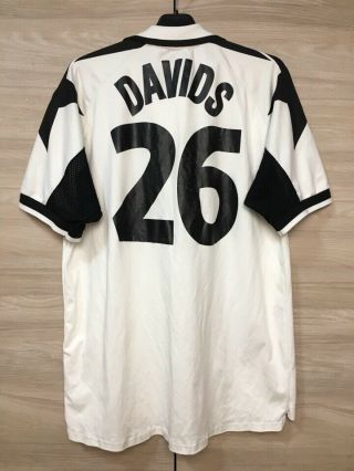 Juventus 1998 - 99 Edgar Davids 26 Away Football Soccer Kappa Vintage Rare Shirt