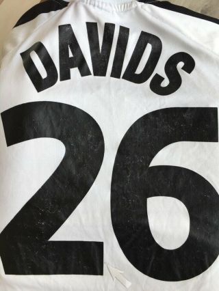 Juventus 1998 - 99 Edgar Davids 26 Away Football Soccer Kappa Vintage Rare Shirt 3