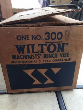 Vintage Wilton Machinists Bench Vise Model 300 S