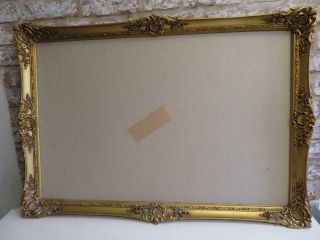 old picture frame LARGE gold fits a 30 