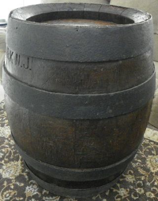 Rare P.  BALLANTINE Pre - Prohibition 1/4 KEG Wood P.  BALLANTINES Beer Barrel 6