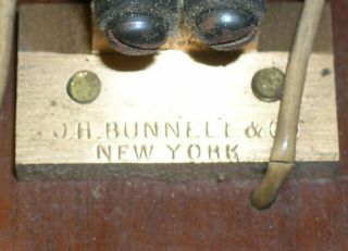 Rare ANTIQUE VENTURI WATER METER w/ Built - in JH BUNNELL TELEGRAPH SOUNDER 5