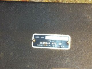 Vintage Kaufman Bowling Ball Scale No Weights 4