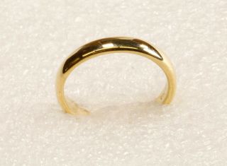 Tiffany & Co Vintage 18k Yellow Gold Wedding Band 3mm Wide Size 4.  5