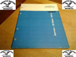 Vintage Oem 99451 - 65 Harley Sportster & K Model Parts Book 1955 - 1965