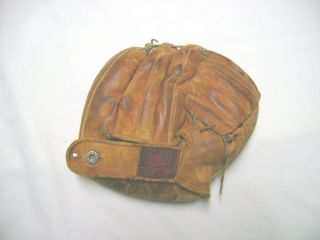 Vintage 1950 ' s Nokona Leather 3 finger Baseball Glove Gene Clough J113 3