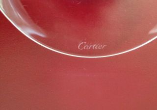 Authentic Cartier Vintage Crystal Champagne Glasses / Flutes 5