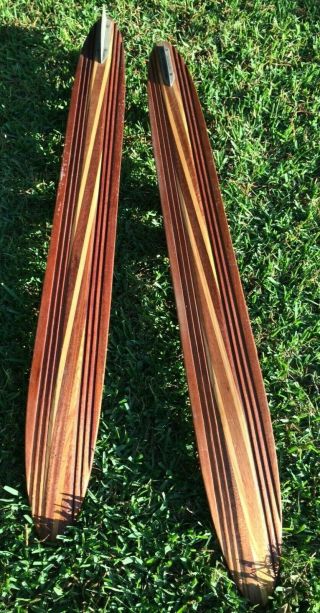 Vintage Cypress Gardens Wooden Water Skis 5’5”x 6.  5”