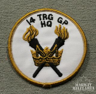 Caf Rcaf Airforce 14 Trg Gp Hq Jacket Crest / Patch (17800)